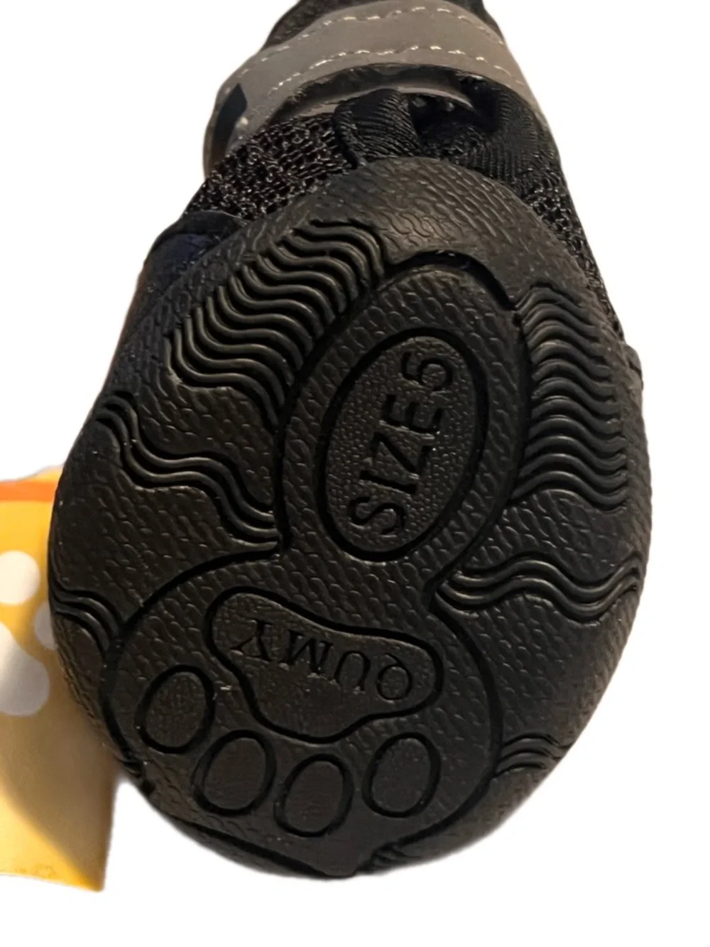 Black Protective Dog Boots - Set of 4